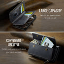 iPhone 17 Crossbody Case with Strap Card Slots & Zipper