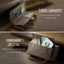 iPhone 17 Crossbody Case with Strap Card Slots & Zipper