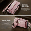 iPhone 17 Crossbody Case with Strap Card Slots & Zipper