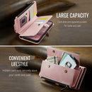 iPhone 17 Crossbody Case with Strap Card Slots & Zipper