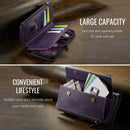 iPhone 17 Crossbody Case with Strap Card Slots & Zipper