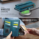 iPhone 17 Crossbody Case with Strap Card Slots & Zipper