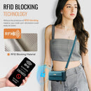 iPhone 17 Crossbody Case with Strap Card Slots & Zipper