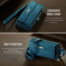 iPhone 17 Crossbody Case with Strap Card Slots & Zipper