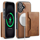 iPhone 17 DG.Ming MagSafe Wallet Case [Brown] 1