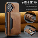 iPhone 17 DG.Ming MagSafe Wallet Case [Brown] 2