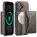 iPhone 17 DG.Ming MagSafe Wallet Case [Coffee] 1