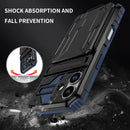 iPhone 17 Heavy Duty Kickstand Card Holder Case Shockproof