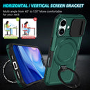 iPhone 17 MagSafe Case with Sliding Camera Cover & Ring Stand [Teal]