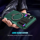 iPhone 17 MagSafe Case with Sliding Camera Cover & Ring Stand [Teal]
