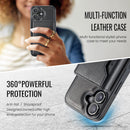 iPhone 17 DG.Ming MagSafe Wallet Case [Black]