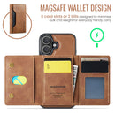 iPhone 17 DG.Ming MagSafe Wallet Case [Brown]