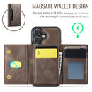 iPhone 17 DG.Ming MagSafe Wallet Case [Coffee]