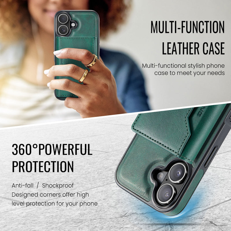 iPhone 17 DG.Ming MagSafe Wallet Case [Green]