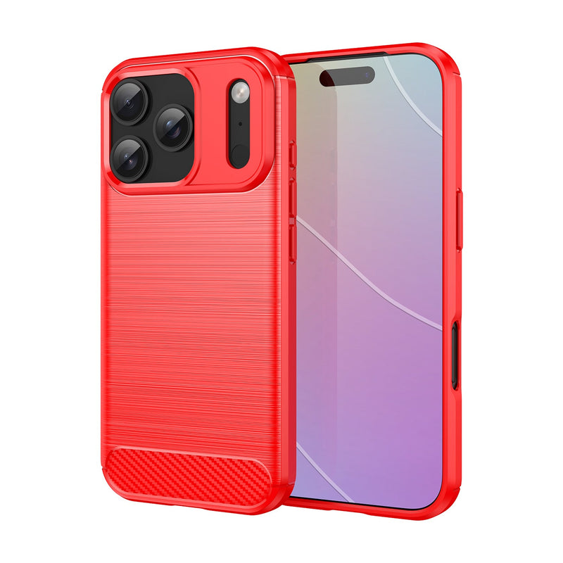 Apple iPhone 17 Pro Carbon Fibre Brushed Case [Red]