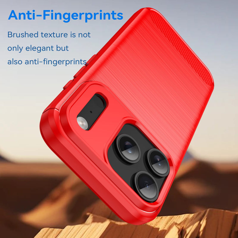 Apple iPhone 17 Pro Carbon Fibre Brushed Case [Red]