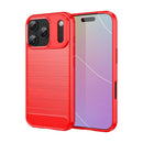 iPhone 17 Pro Carbon Fibre TPU Case Slim Shockproof Cover