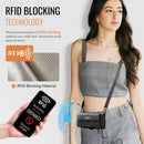 iPhone 17 Pro Crossbody Case with Strap Card Slots & Zipper