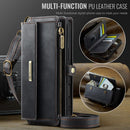iPhone 17 Pro Crossbody Case with Strap Card Slots & Zipper