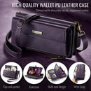 iPhone 17 Pro Crossbody Case with Strap Card Slots & Zipper