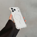iPhone 17 Pro CrystalGuard MagSafe Clear Shockproof Bumper