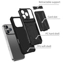 iPhone 17 Pro Heavy Duty Kickstand Card Holder Case