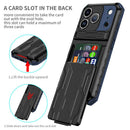 iPhone 17 Pro Heavy Duty Kickstand Card Holder Case