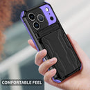 iPhone 17 Pro Heavy Duty Kickstand Card Holder Case