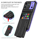 iPhone 17 Pro Heavy Duty Kickstand Card Holder Case