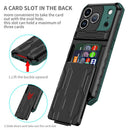 iPhone 17 Pro Heavy Duty Kickstand Card Holder Case