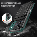 iPhone 17 Pro Heavy Duty Kickstand Card Holder Case