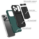 iPhone 17 Pro Heavy Duty Kickstand Card Holder Case