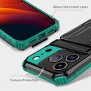 iPhone 17 Pro Rugged Case with Card Holder & Kickstand [Teal]