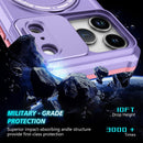 iPhone 17 Pro MagSafe Case with Sliding Camera Cover & Ring Stand [Purple]