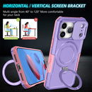 iPhone 17 Pro MagSafe Case with Sliding Camera Cover & Ring Stand [Purple]