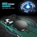 iPhone 17 Pro MagSafe Case with Sliding Camera Cover & Ring Stand [Teal]