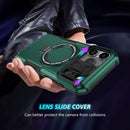 iPhone 17 Pro MagSafe Case with Sliding Camera Cover & Ring Stand [Teal]