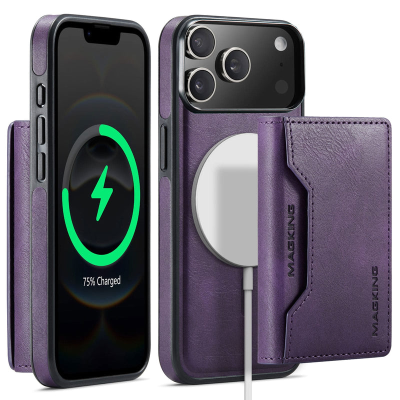 iPhone 17 Pro DG.Ming MagSafe Wallet Case [Purple]