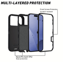iPhone 17 Pro Triple Layer Armor Hard Case