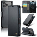Apple iPhone 17 Pro Max CaseMe Retro Wallet Case [Black]