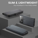 Apple iPhone 17 Pro Max CaseMe Retro Wallet Case [Black]