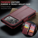 Apple iPhone 17 Pro Max CaseMe Retro Wallet Case [Maroon]