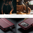 Apple iPhone 17 Pro CaseMe Retro Wallet Case [Maroon]