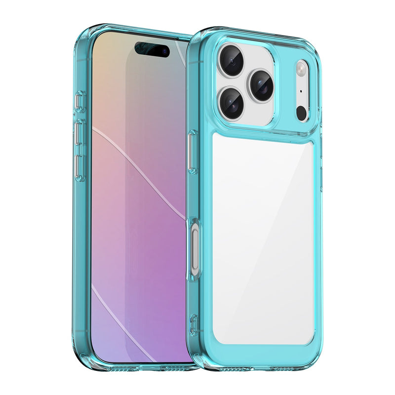 Apple iPhone 17 Pro Soft TPU Bumper Case [Clear Blue]