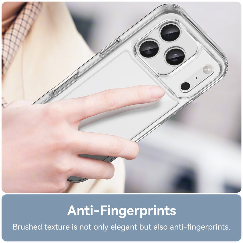 Apple iPhone 17 Pro Soft TPU Bumper Case [Clear]