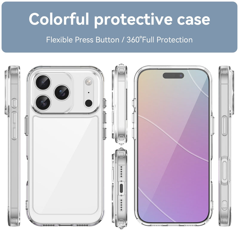 Apple iPhone 17 Pro Soft TPU Bumper Case [Clear]