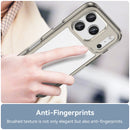 Apple iPhone 17 Pro Soft TPU Bumper Case [Clear Grey]