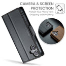 Apple iPhone 17 CaseMe Retro Wallet Case [Black]