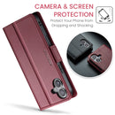 Apple iPhone 17 CaseMe Retro Wallet Case [Maroon]