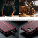 Apple iPhone 17 CaseMe Retro Wallet Case [Maroon]